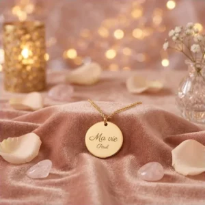 bracelet-medallion-grave-or-18k Bracelet médaillon gravé personnalisé or — Oréa Joaillerie